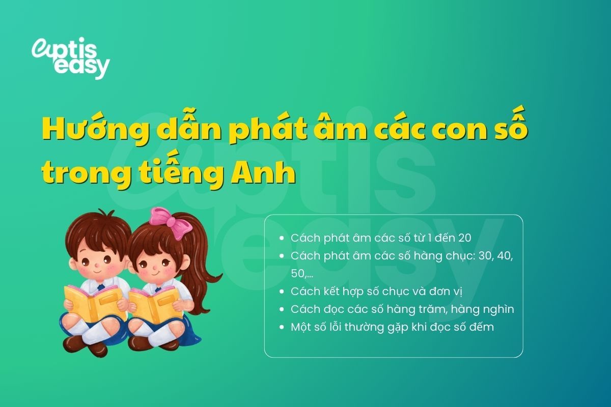 Hướng dẫn phá âm các con số trong Tiếng Anh