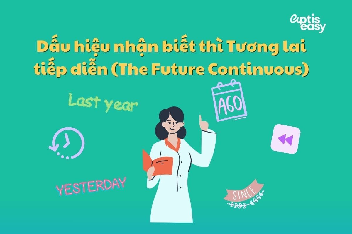 Dấu hiệu nhận biết tương lai tiếp diễn