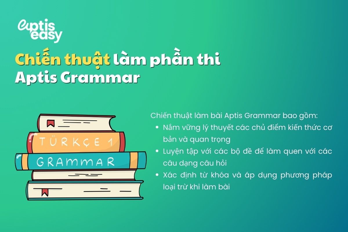 Cách làm phần thi Aptis Grammar