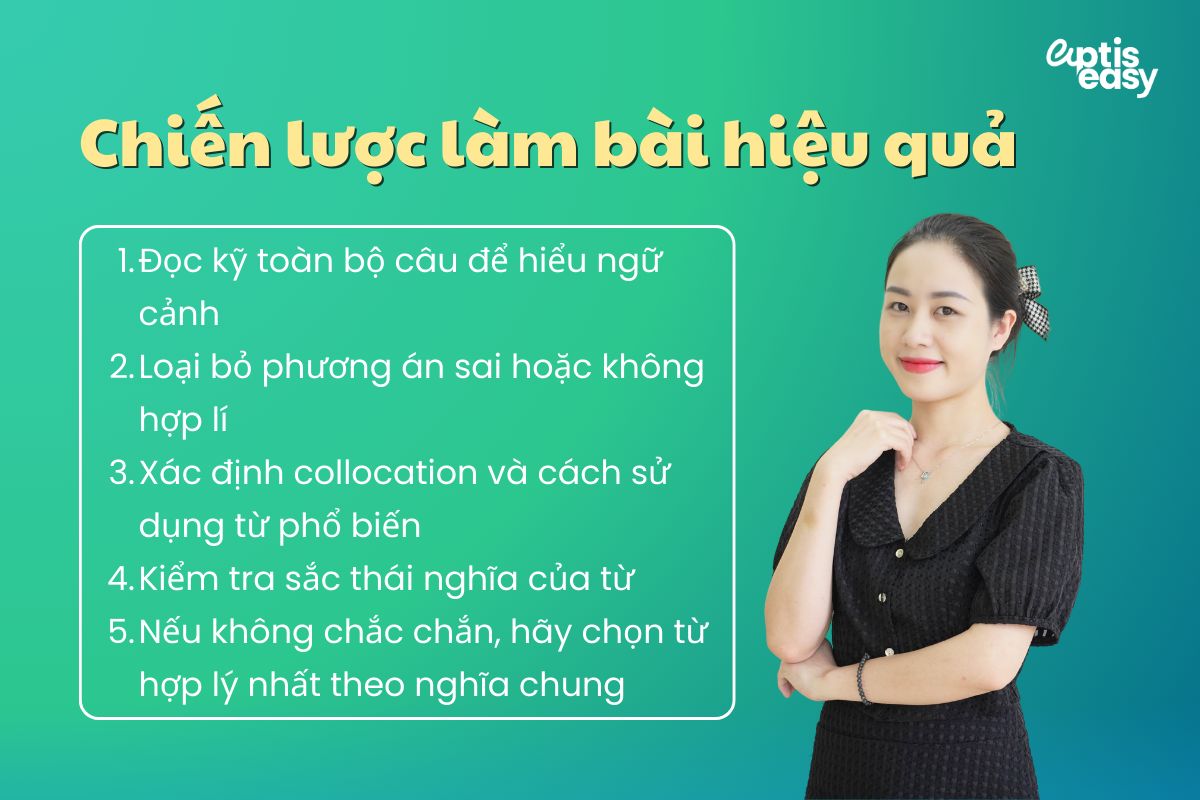 Chiến lược làm bài dạng Meaning In Context trong Aptis Core Part 2