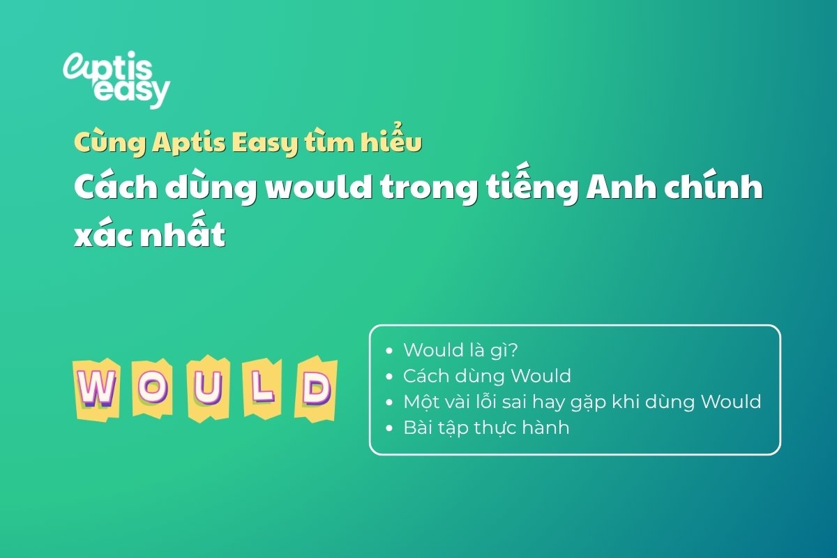 Cách dùng would trong tiếng Anh chính xác nhất