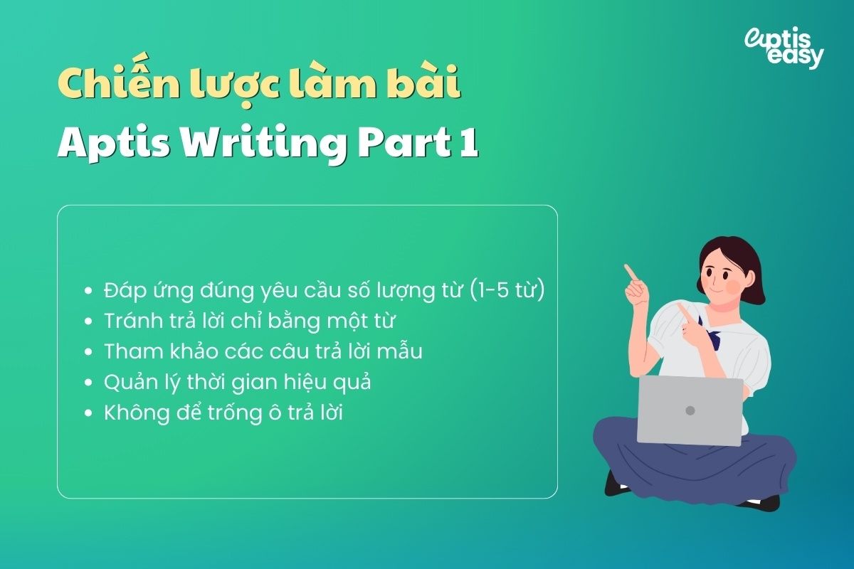 Cách làm Aptis Writing Part 1