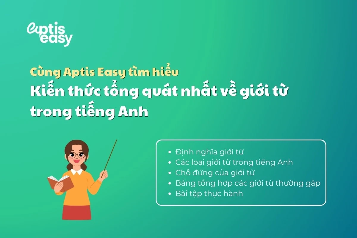 Kiến thức tổng quát nhất về giới từ trong tiếng Anh