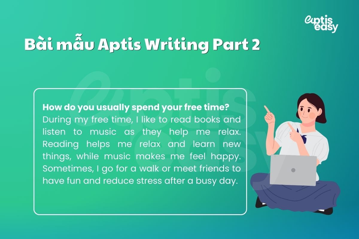 Bài mẫu Aptis Writing Part 2