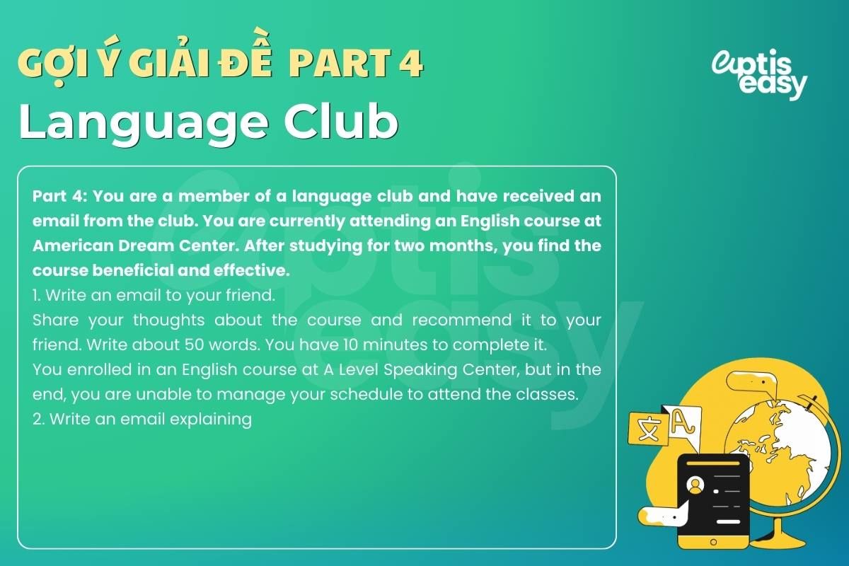 Bài mẫu Aptis Writing Part 4