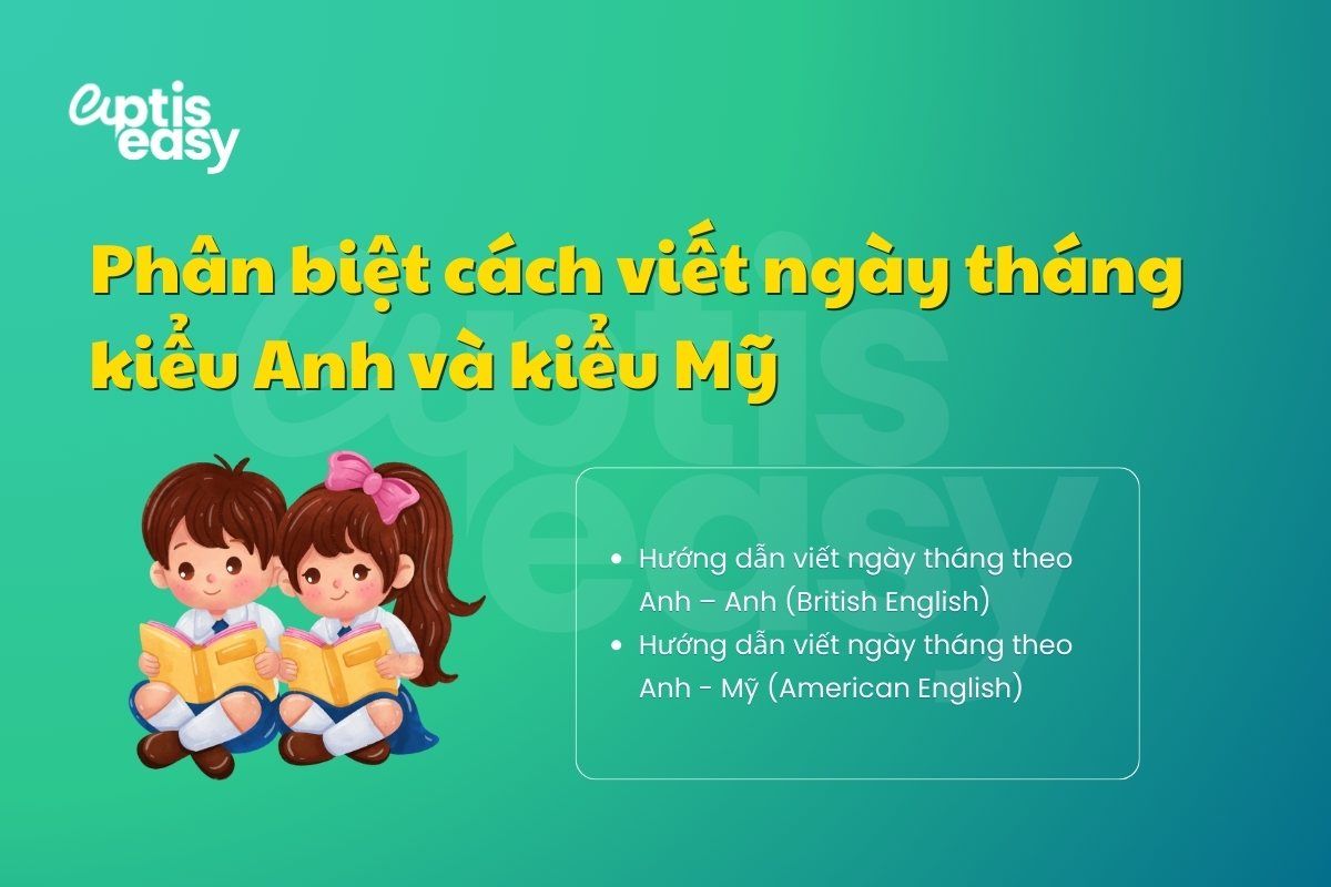 Phân biệt cách viết ngày tháng kiểu Anh và kiểu Mỹ