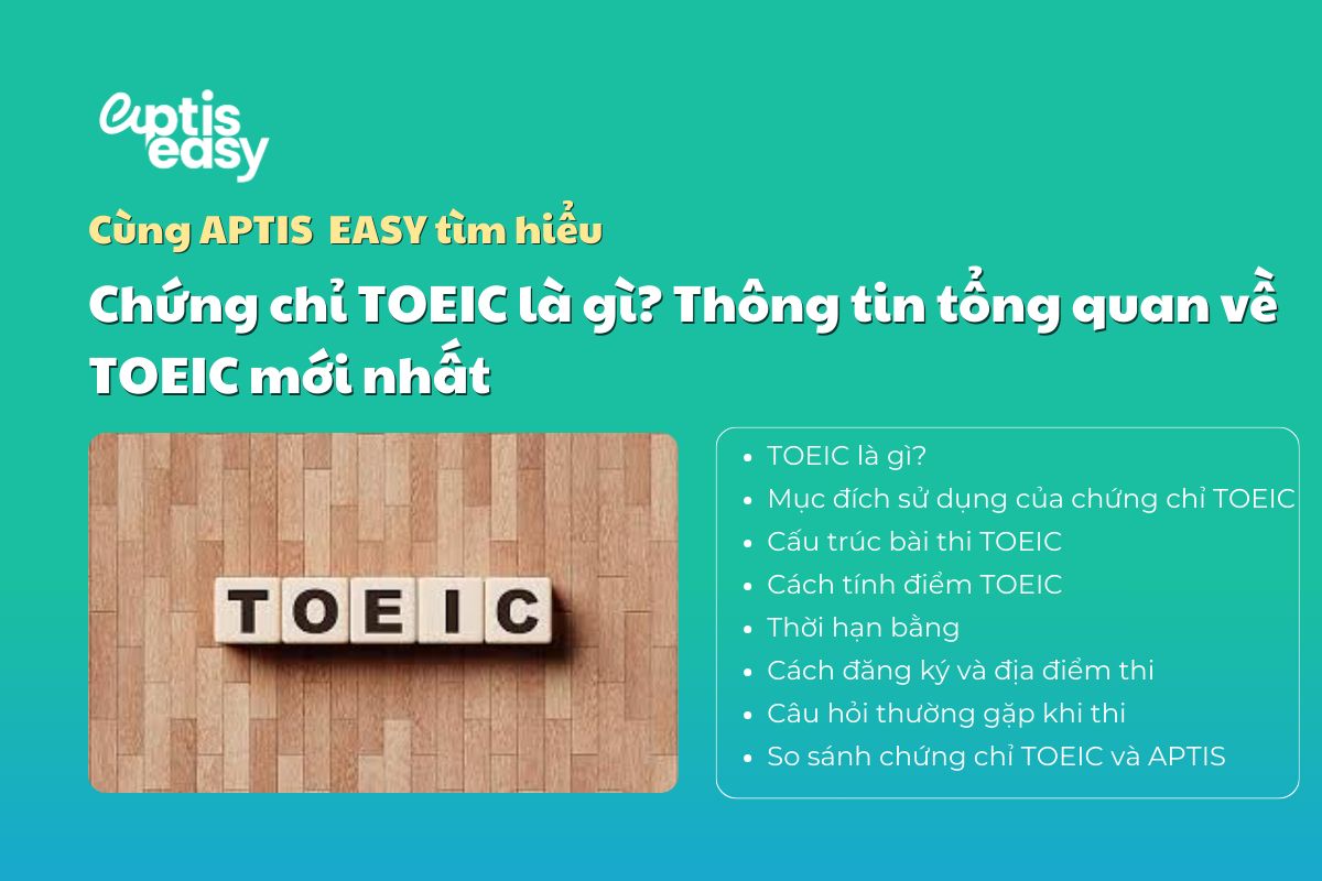 Chứng chỉ TOEIC là gì? Thông tin tổng quan về TOEIC mới nhất