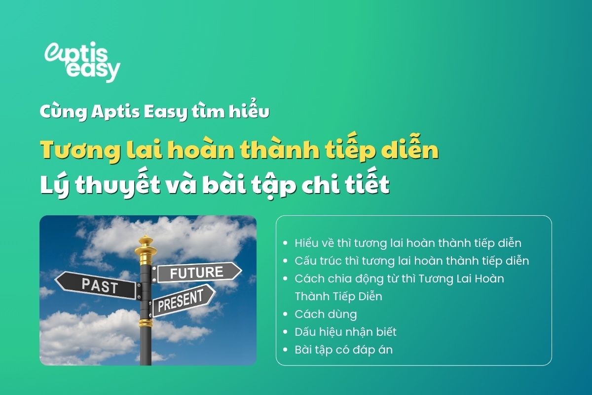 Tương lai hoàn thành tiếp diễn: Lý thuyết và bài tập chi tiết