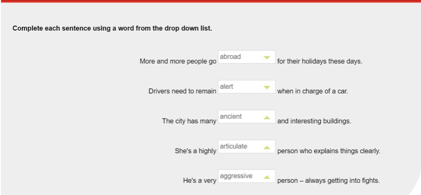 Ví dụ cho dạng bài Meaning In Context trong Aptis Core Part 2