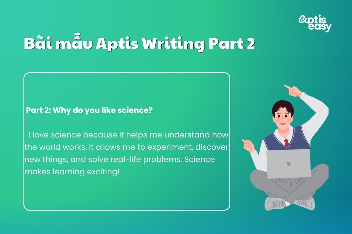 Bài mẫu Aptis Writing Part 2