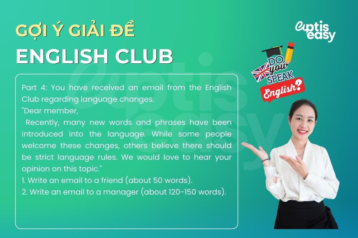 Bài mẫu Aptis Writing Part 4