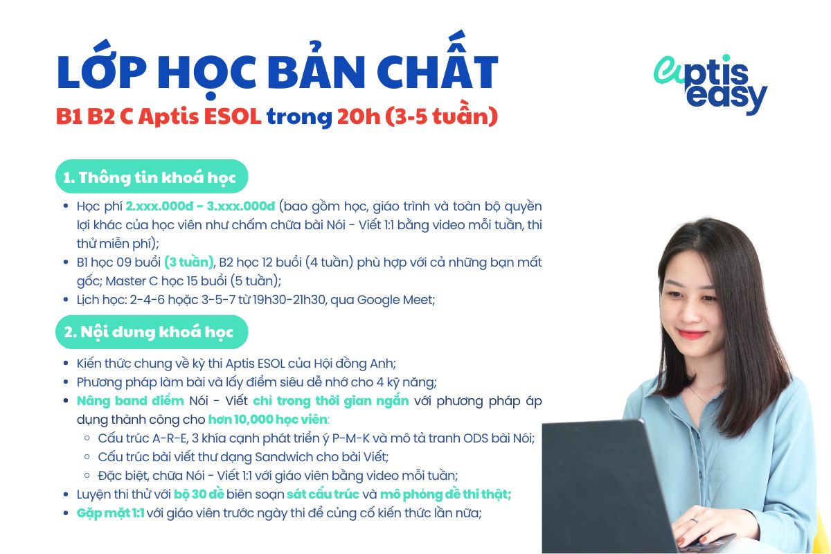 Học Aptis ở đâu hiệu quả?